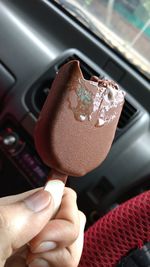 Close-up of cropped hand