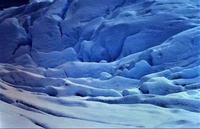 Full frame shot of frozen landscape