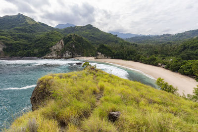 Scenic view of landscape against sky