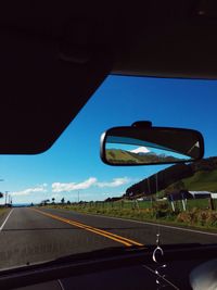 Car on road