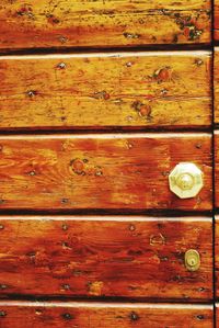 Full frame shot of wooden door