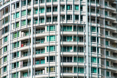 Abstract minimal style reflecting architecture in bangkok