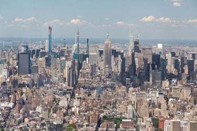 Midtown panorama view at midday