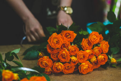 Orange flowers