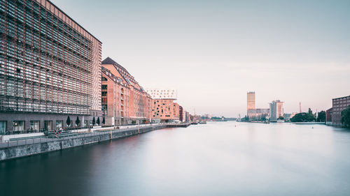 River with buildings in background