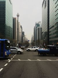Traffic on city street