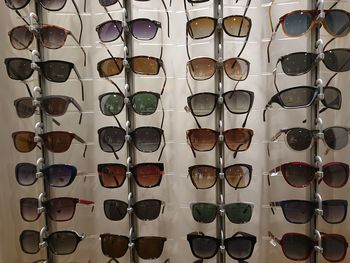 Full frame shot of sunglasses