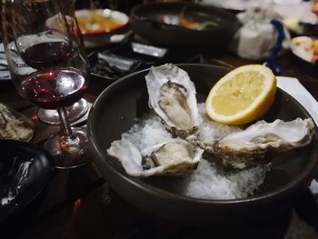 Close-up of food in bowl