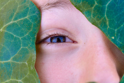 Close-up portrait of a woman in swimming pool