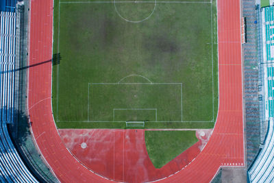 View of soccer field