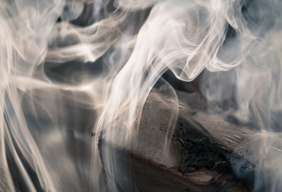 Close-up of smoke