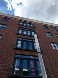 Low angle view of building against sky