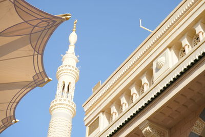 Low angle view of historical building against sky