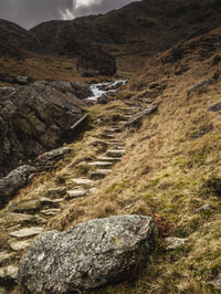 Scenic view of mountains