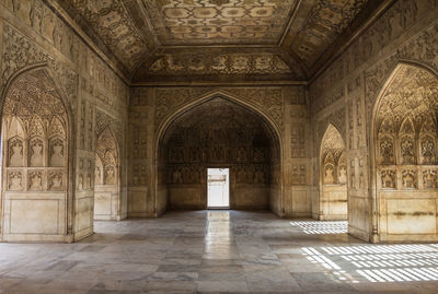 Corridor of historic building