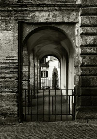 Entrance of old building