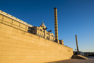 Olympic stadium of montjuic in barcelona catalonia spain