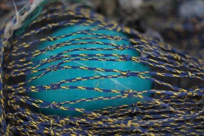 Close-up of fishing net