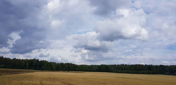 Panoramic view of landscape against sky