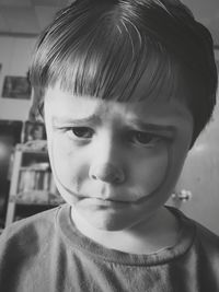 Close-up portrait of boy