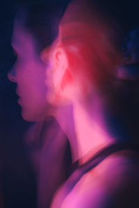 Photo of a girl in motion