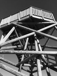 Low angle view of built structure against sky