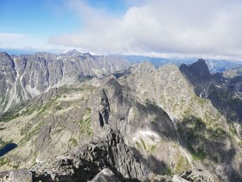 Panoramic view of landscape against sky