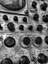 Close-up of machine part