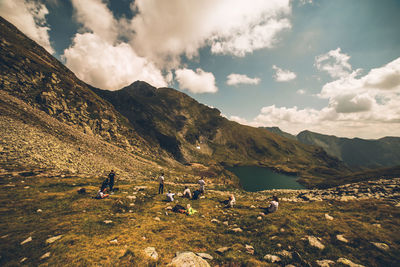 Scenic view of landscape against sky