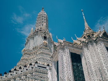 Low angle view of temple