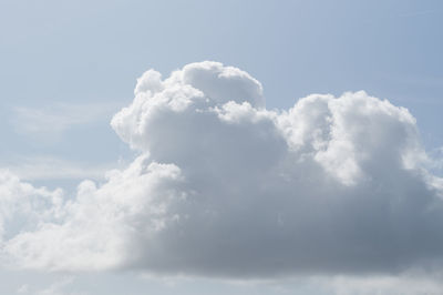 Low angle view of clouds in sky