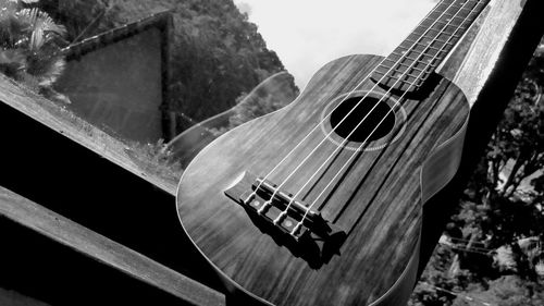 Close-up of guitar