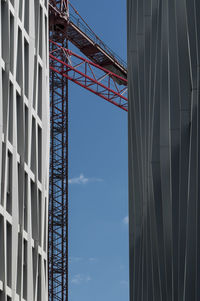Low angle view of bridge against sky