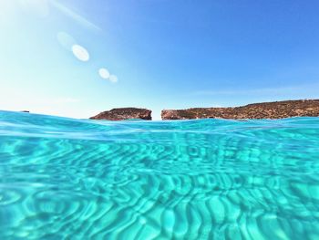 Blue lagoon in malta