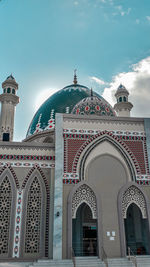 Low angle view of building against sky