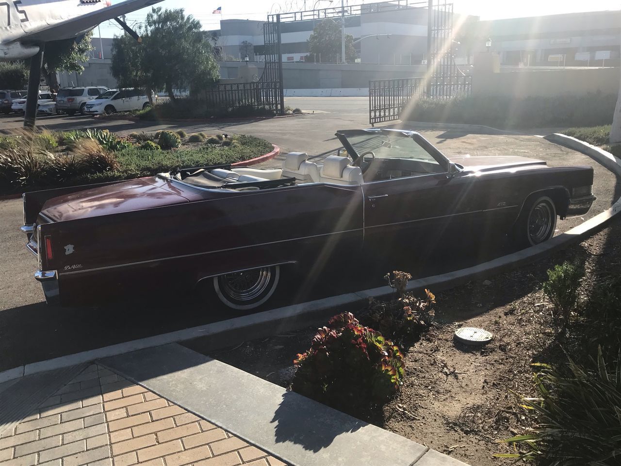 CAR ON STREET IN YARD