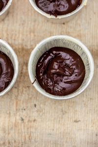 Close-up of dessert in bowl on table