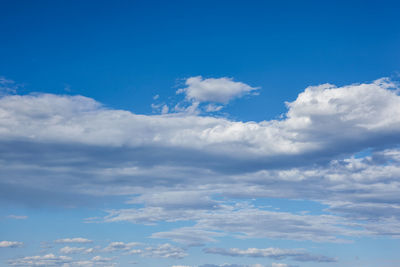 Low angle view of clouds in sky