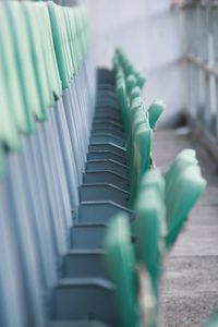 Close-up at the stadium