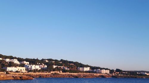 Town with buildings in background