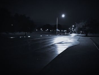 Road at night