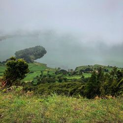 Scenic view of landscape against sky