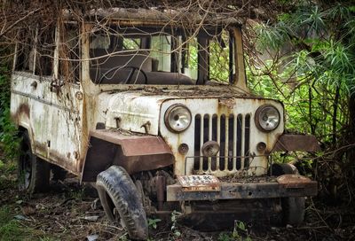 Old rusty car