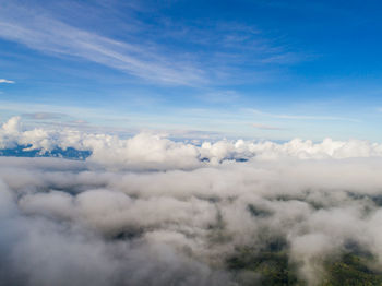 Low angle view of clouds in sky