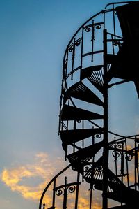 Low angle view of built structure against sky