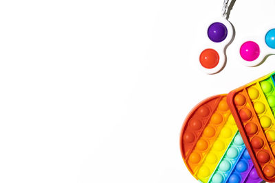 Close-up of multi colored ball