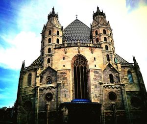 Low angle view of church