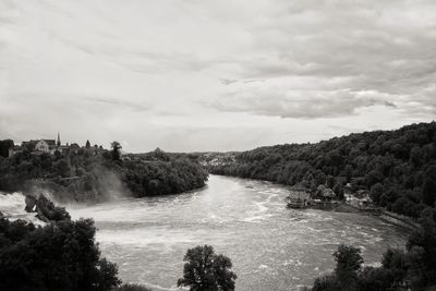 Scenic view of river against sky