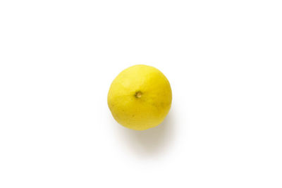 Close-up of apple against white background