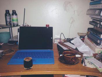 Close-up of food on table